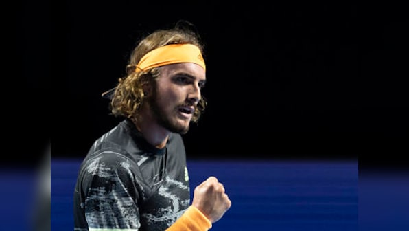 Swiss Indoors: Stefanos Tsitsipas battles past Ricardas Berankis to seal quarter-final berth; David Goffin crashes out