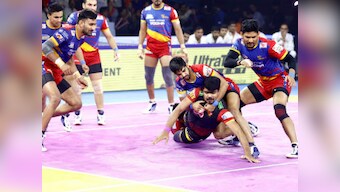 Pro Kabaddi 2019: UP Yoddha wrap up home leg with commanding 45-33 win over Bengaluru Bulls