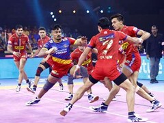 Pro Kabaddi 2019 Highlights, Jaipur Pink Panthers vs UP Yoddha in Pune:  Yoddha edge out Panthers-Sports News , Firstpost