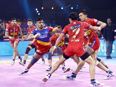 Pro Kabaddi 2019: UP Yoddha begin home leg with crucial win over much-changed Dabang Delhi KC Pro Kabaddi 2019: UP Yoddha begin home leg with crucial win over much-changed Dabang Delhi KC