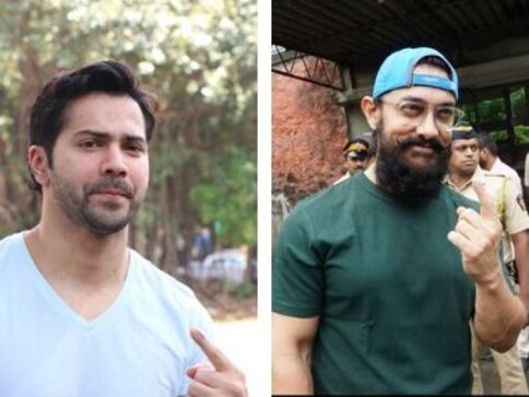 Maharashtra Assembly Election 2019: Madhuri Dixit, Aamir Khan, Varun Dhawan, Vidya Balan among others cast vote Maharashtra Assembly Election 2019: Madhuri Dixit, Aamir Khan, Varun Dhawan, Vidya Balan among others cast vote