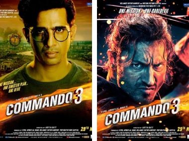 Commando 3: Character posters of Vidyut Jammwal, Angira Dhar, Gulshan ...
