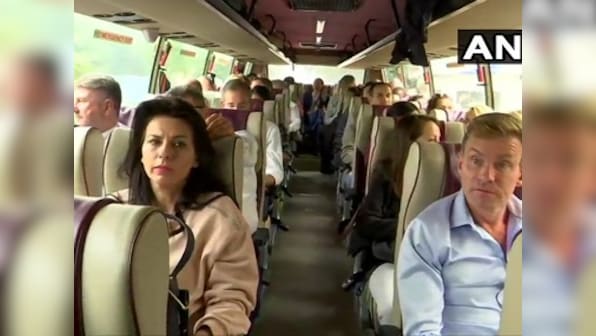 European lawmakers visit Kashmir updates: Congress, PDP, NC slam Centre for rolling out red carpet to EU MPs