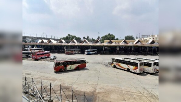Telangana bus strike: Thousands of travellers stranded as TSRTC union stir enters second day; CM chairs meet to find solution