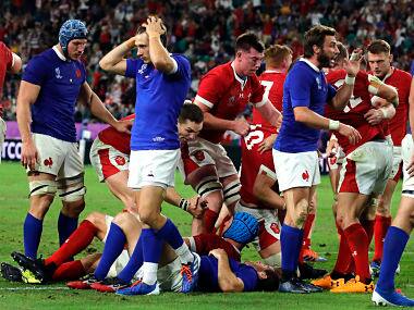 Rugby World Cup 2019: Ross Moriartey leaves it late to guide Wales to semi-final with thrilling win over 14-man France