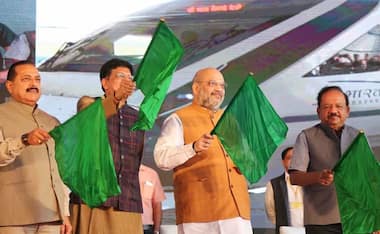 Amit Shah flags off New Delhi-Katra Vande Bharat Express; commercial run from 5 October, says Indian Railways