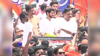 Aaditya Thackeray files nomination from Mumbai's Worli seat amid much pomp and show, but stays mum on chief ministerial ambitions