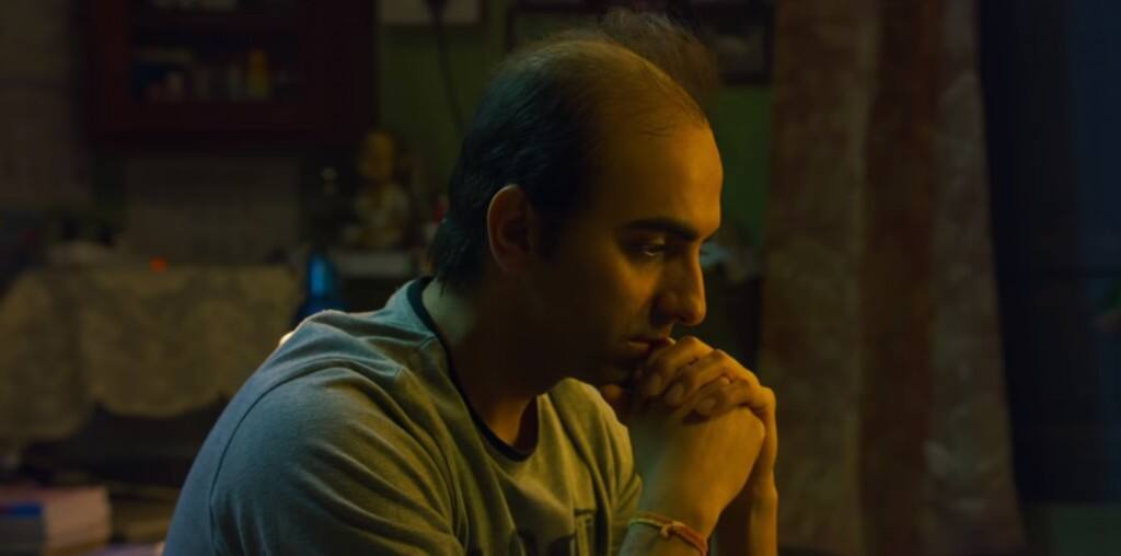 Ayushmann Khurrana in a still from Bala | File Image