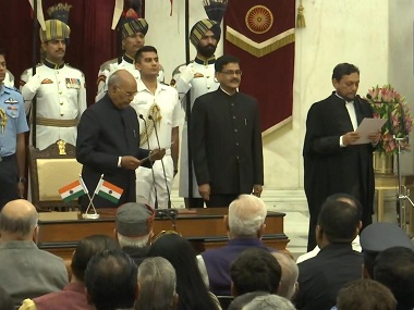 SA Bobde sworn in as 47th Chief Justice of India: 'Peacekeeper' of judiciary authored key judgments related to Ayodhya land dispute, Aadhaar SA Bobde sworn in as 47th Chief Justice of India: 'Peacekeeper' of judiciary authored key judgments related to Ayodhya land dispute, Aadhaar