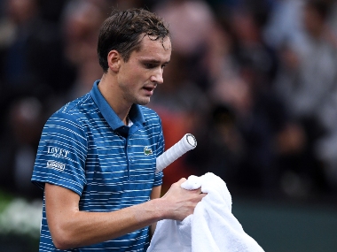 Paris Masters 2019: Daniil Medvedev says he is preparing for 'dream' debut at ATP finals after shock second-round defeat to Jeremy Chardy Paris Masters 2019: Daniil Medvedev says he is preparing for 'dream' debut at ATP finals after shock second-round defeat to Jeremy Chardy