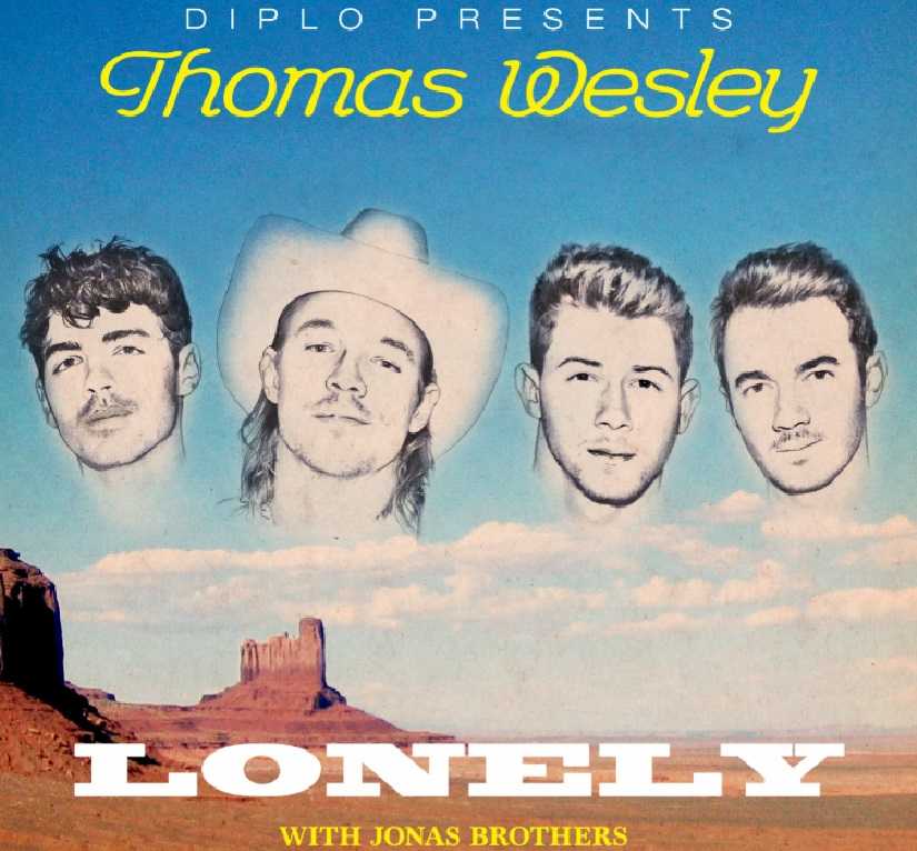 The cover art of Diplo and Jonas Brothers’ single ‘Lonely’. Twitter