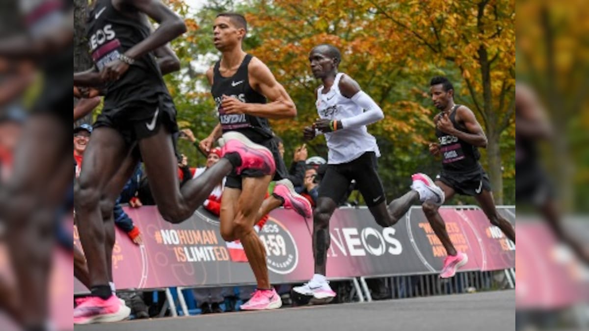 Kenya's Eliud Kipchoge makes history in Vienna, becomes first man to complete marathon under two-hour mark