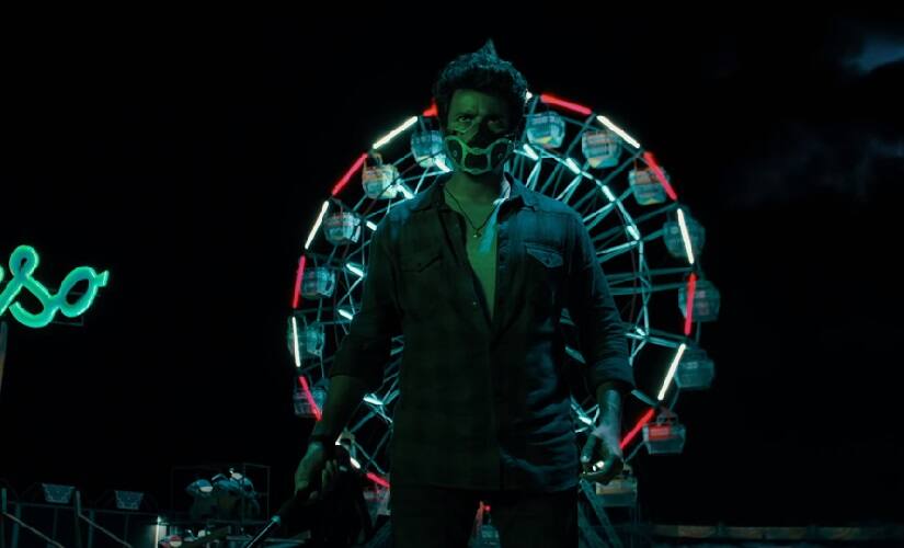 Sivakarthikeyan in a still from Hero. YouTube