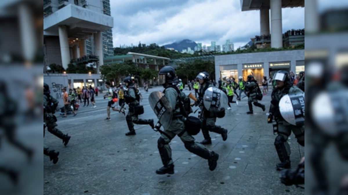 'Bear consequences for your actions': Chinese soldiers issue warning to Hong Kong protesters