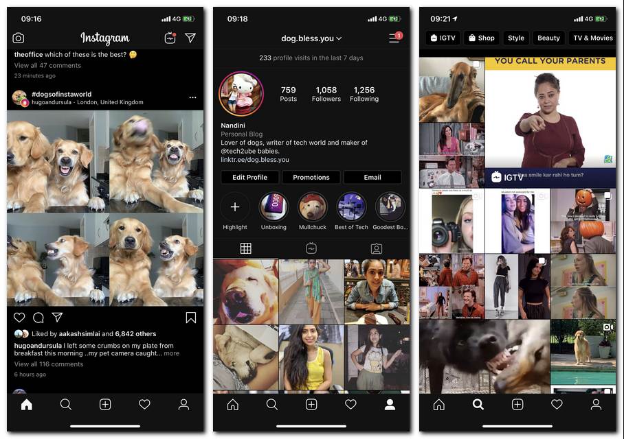Instagram on iOS 13 gets the dark mode, here's how you can enable it ...