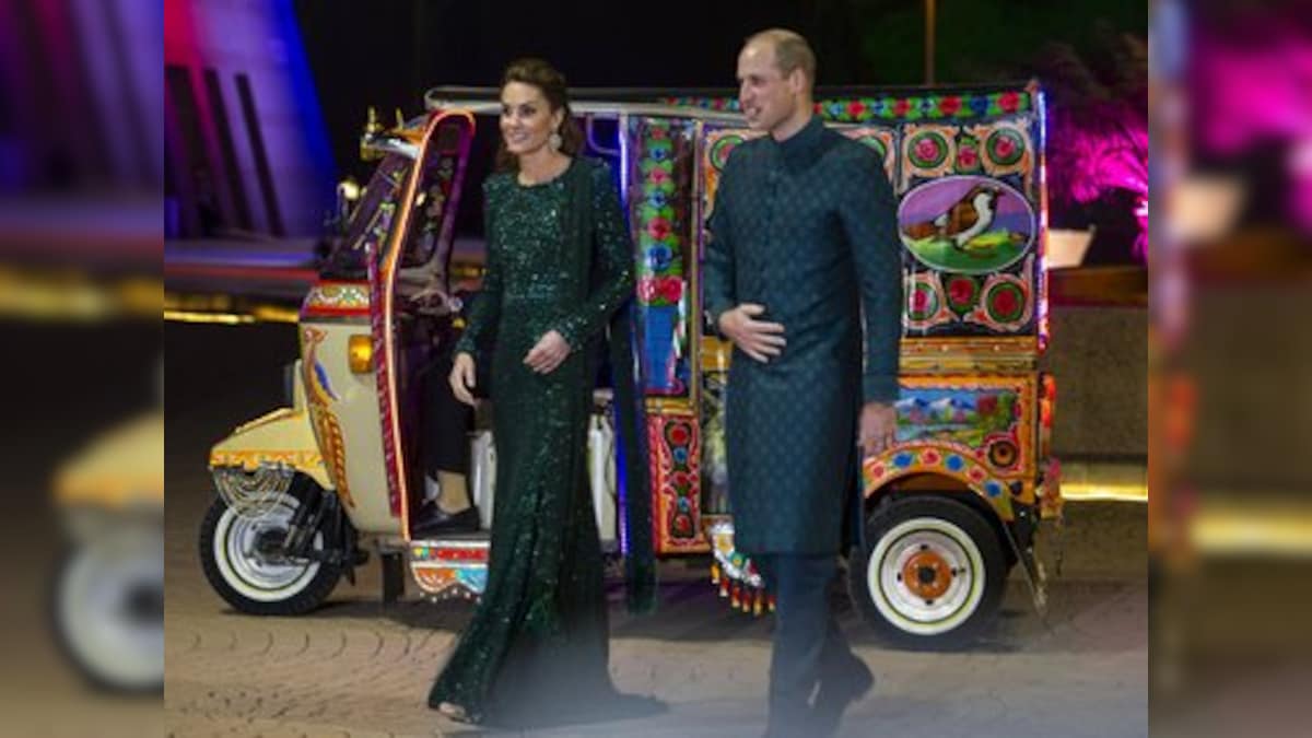 UK royals don traditional attire in shades of green during Pakistan visit; Kate Middleton's kurtas evoke memories of Princess Diana