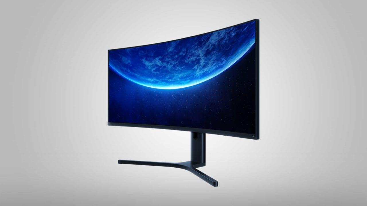 The Xiaomi Mi Surface Display 34-inch gaming monitor has a resolution of 3440 x 1440 pixels and a 144 Hz refresh rate.