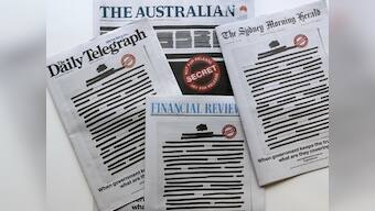 Australian newspapers censor front pages in protest against govt secrecy, crackdown of press freedom