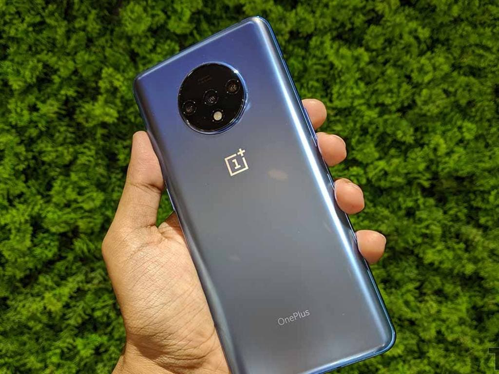 The OnePlus 7T is powered by the Qualcomm Snapdragon 855 Plus. Image: tech2/Abhijit Dey.