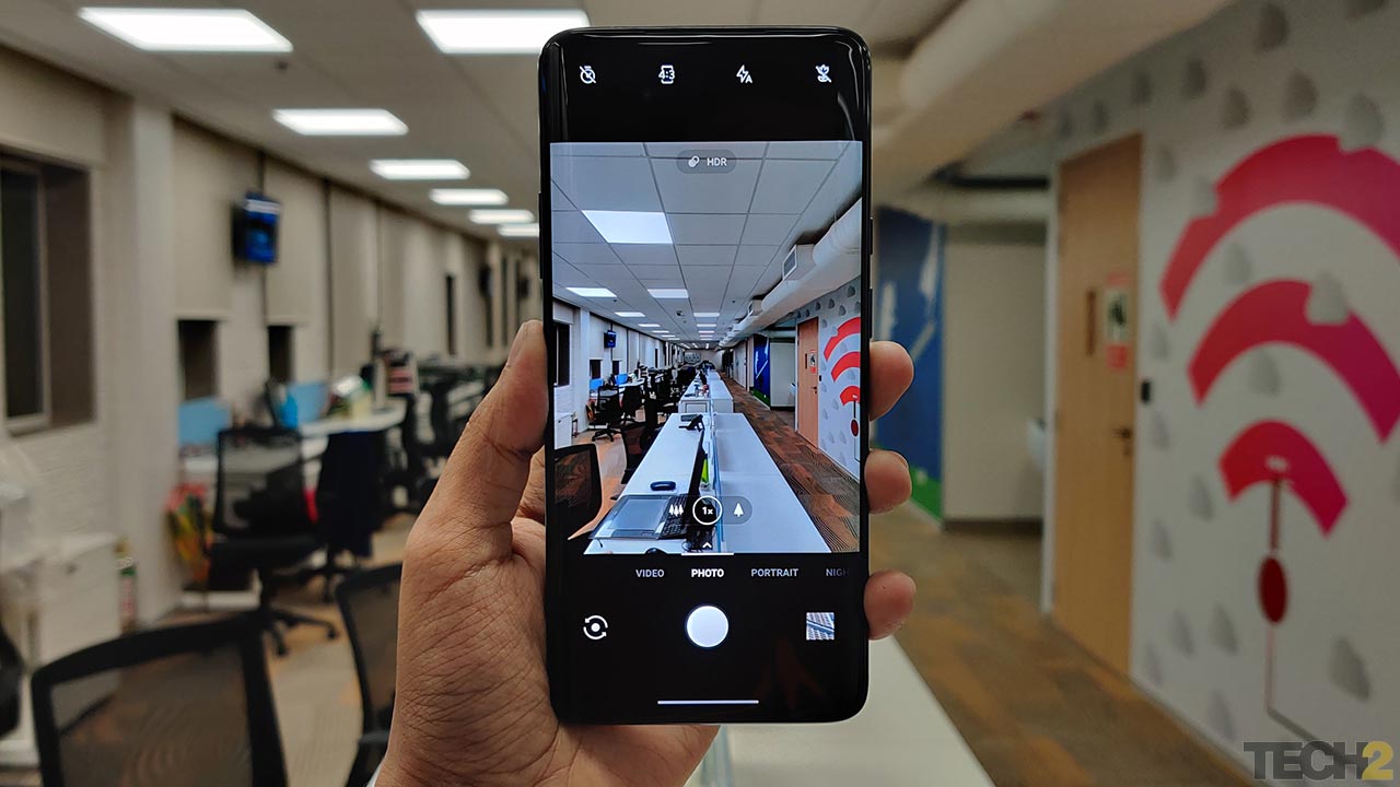 There are many camera modes on the OnePlus 7T Pro. Image: tech2/Abhijit Dey.