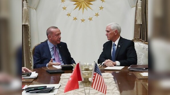 US, Turkey agree to 5-day ceasefire in Syria to allow Kurdish forces to withdraw from safe zone along border