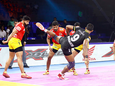 Pro Kabaddi 2019: Gujarat Fortunegiants beat Telugu Titans to end disappointing season with a win Pro Kabaddi 2019: Gujarat Fortunegiants beat Telugu Titans to end disappointing season with a win