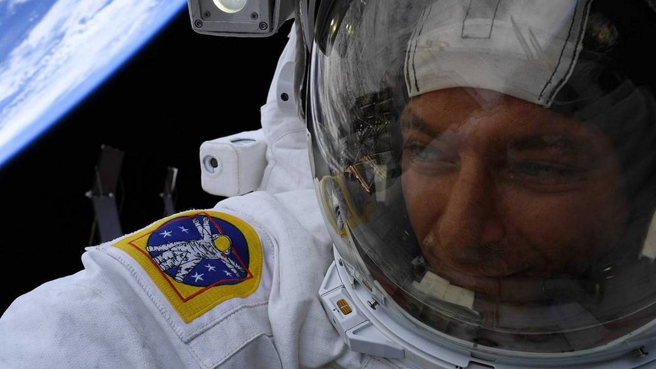Astronaut from Caribou conducting experiments on ISS
