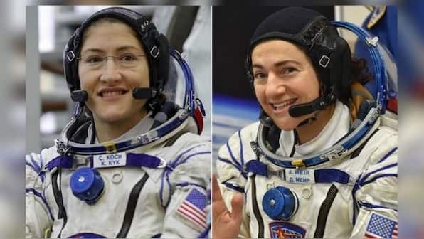 NASA astronauts create history with the first-ever spacewalk with an all-female team