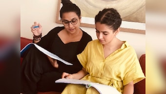 Shakuntala Devi: Vidya Balan, Sanya Malhotra begin script-reading session for upcoming biopic