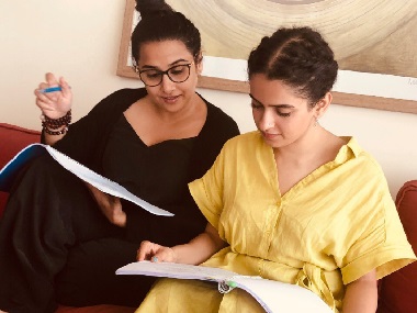 Shakuntala Devi: Vidya Balan, Sanya Malhotra begin script-reading session for upcoming biopic Shakuntala Devi: Vidya Balan, Sanya Malhotra begin script-reading session for upcoming biopic