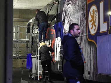 Ligue 1: Lyon's team bus attacked with stones, bottles by Marseille fans in pre-match ambush Ligue 1: Lyon's team bus attacked with stones, bottles by Marseille fans in pre-match ambush