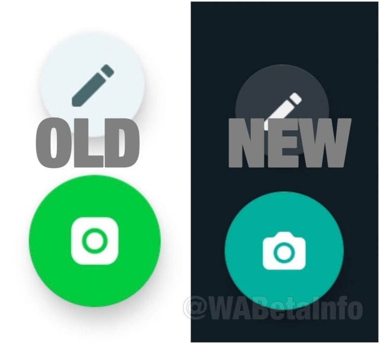 New camera icon on WhatsApp. Image: WABetaInfo