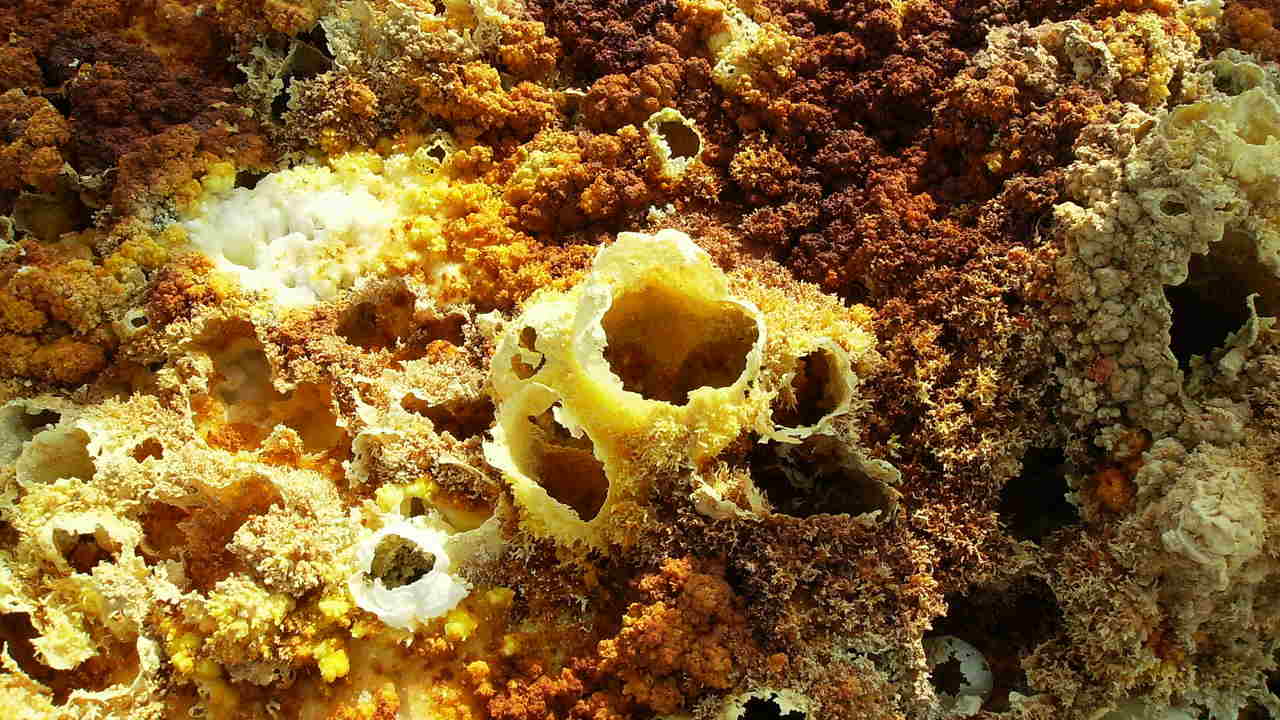The Dallol, Danakil Depression in Ethiopia is the only place that is uninhabitable on Earth. Image credit: Flickr/Achilli Family 