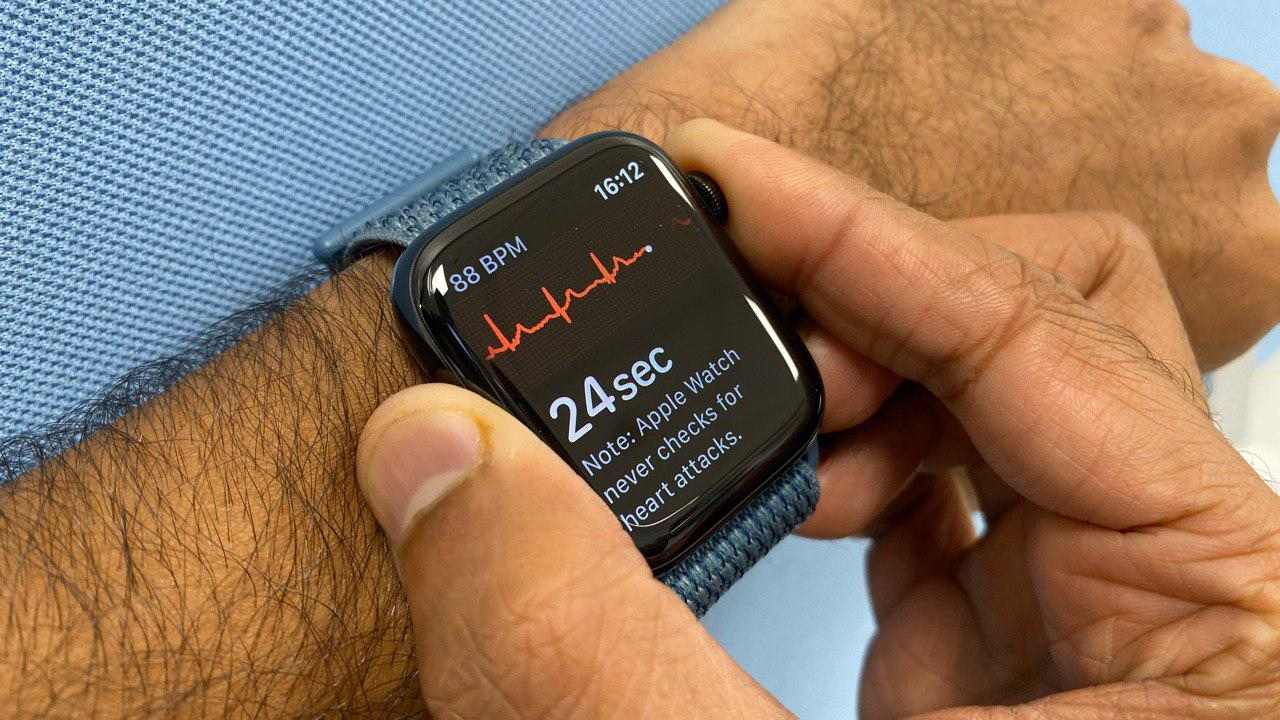 ECG feature on Apple Watch