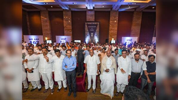 Maharashtra Govt Formation Updates: At Maha-Aghadi's show of strength at Mumbai's Grand Hyatt, 162 MLAs pledge loyalty to NCP-Congress-Shiv Sena