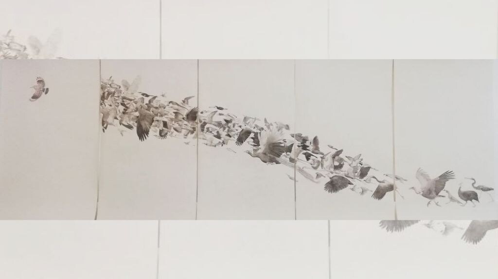 Ali Kazim’s “The Conference of the Birds”. Photo credit: Umme Hani Imani.