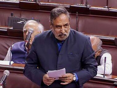 Congress leader Anand Sharma begins the debate and points out that the GDP is falling, factories are closing down. PTI