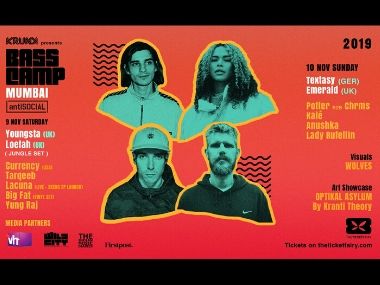 Krunk's Bass Camp Festival 2019: Mumbai edition to feature Loefah, DJ Youngsta and Anushka Krunk's Bass Camp Festival 2019: Mumbai edition to feature Loefah, DJ Youngsta and Anushka