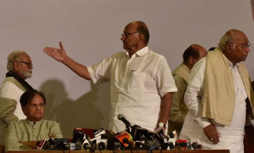 Sharad Pawar has convened a meeting of the NCP’s core committee in Pune on Sunday, which makes it difficult for him to reach Delhi in time. Getty Images