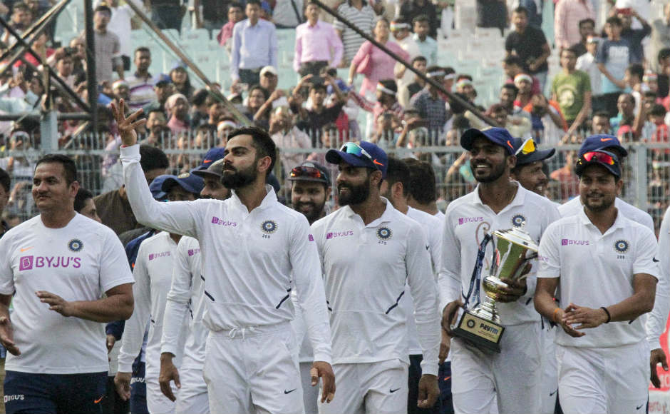Indian pacers reign supreme to record big win in Pink ball Test, sweep series 2-0 Indian pacers reign supreme to record big win in Pink ball Test, sweep series 2-0