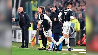 Serie A: Cristiano Ronaldo leaves stadium after being substituted in Juventus match against AC Milan