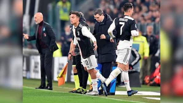 Serie A: Cristiano Ronaldo leaves stadium after being substituted in Juventus match against AC Milan