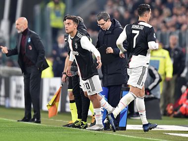 Serie A: Cristiano Ronaldo leaves stadium after being substituted in Juventus match against AC Milan Serie A: Cristiano Ronaldo leaves stadium after being substituted in Juventus match against AC Milan