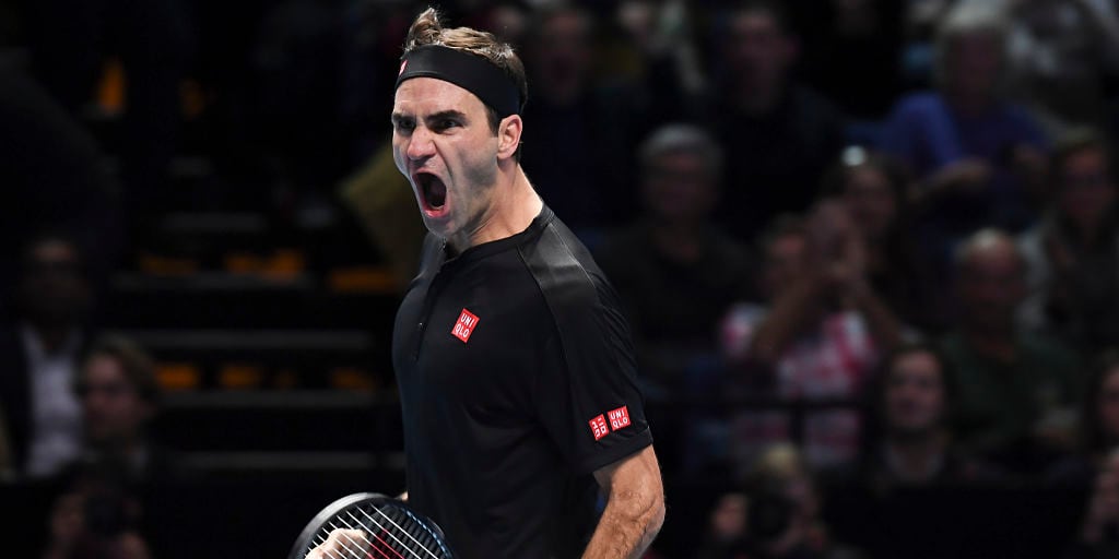 ATP Finals 2019: Roger Federer outclasses Novak Djokovic in straight sets to book spot in semi-final - Firstpost