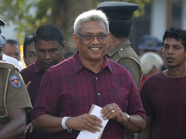 Gotabaya Rajapaksa elected Sri Lankan president: Narendra Modi congratulates ex-defence secretary, says he looks forward to deepening 'fraternal ties' Gotabaya Rajapaksa elected Sri Lankan president: Narendra Modi congratulates ex-defence secretary, says he looks forward to deepening 'fraternal ties'