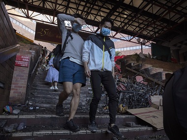 100 protesters remain holed up inside Hong Kong university as police siege enters third day; over 4,400 agitators arrested since June 100 protesters remain holed up inside Hong Kong university as police siege enters third day; over 4,400 agitators arrested since June