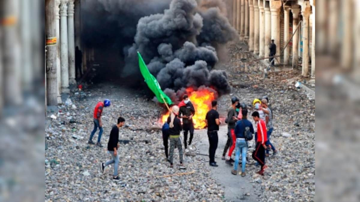 Iraqi forces shoot dead 40 anti-govt protesters in 24 hours as violence spirals in Baghdad after the burning of Iranian consulate in Najaf