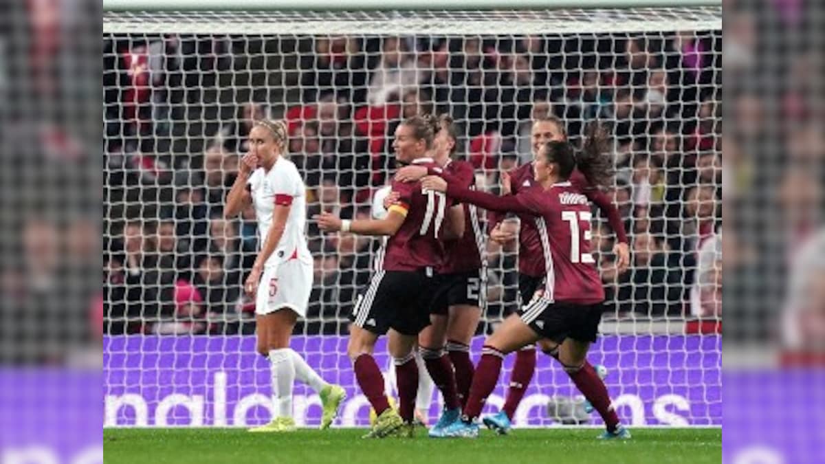 Klara Buehl's last-minute goal gives Germany narrow win as England women draw record crowd at Wembley