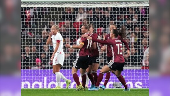 Klara Buehl's last-minute goal gives Germany narrow win as England women draw record crowd at Wembley