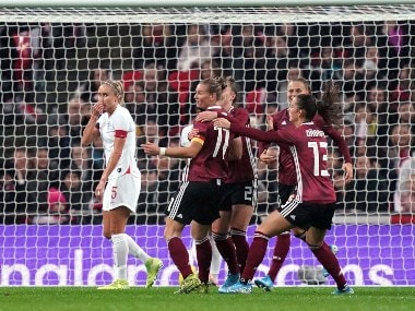 Klara Buehl's last-minute goal gives Germany narrow win as England women draw record crowd at Wembley